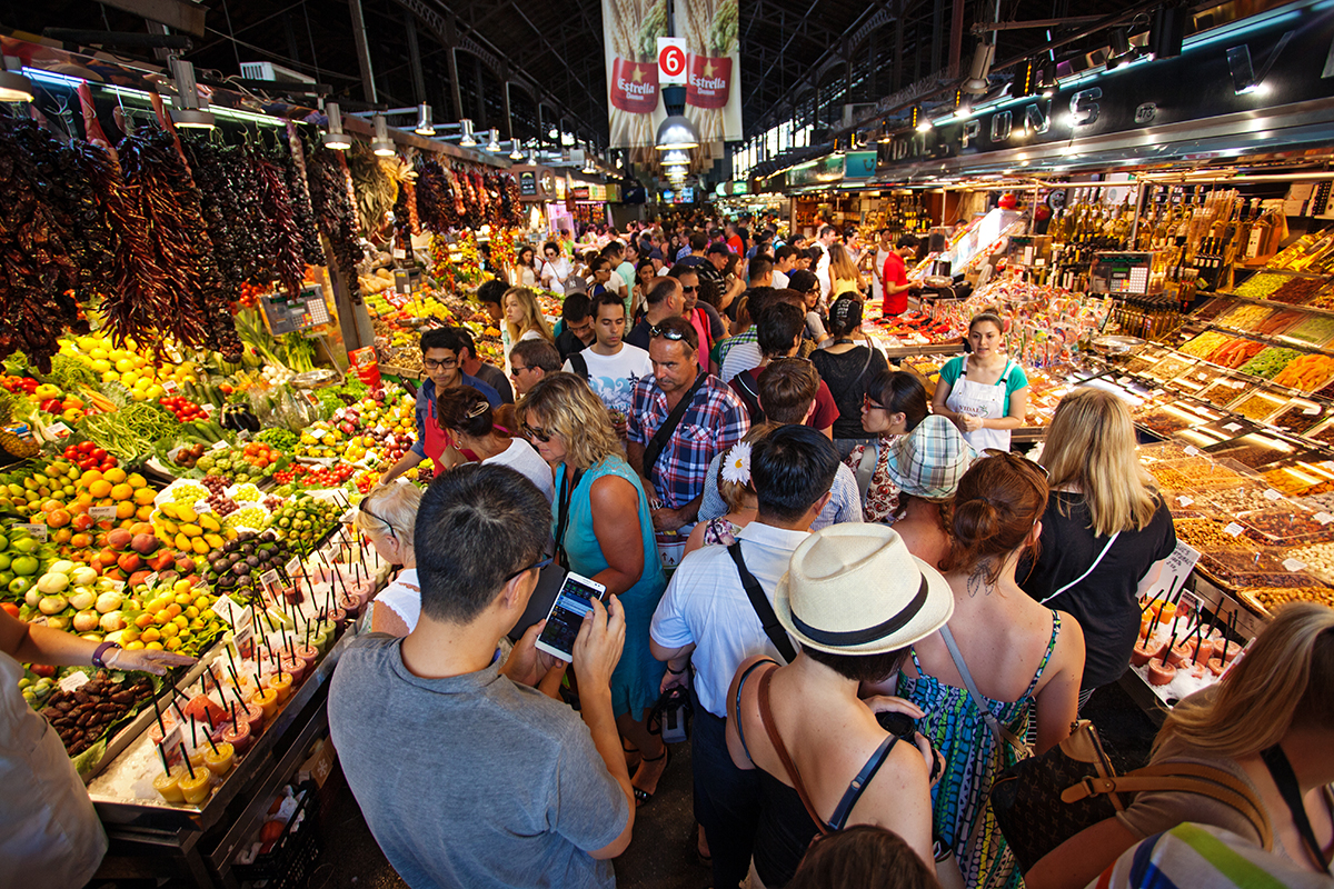 In discovery of Barcelona’s gastronomic markets