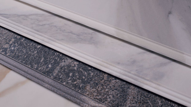 Cersaie 2025: Sapienstone renovates its showroom with a room dedicated to “Dress Code” and presents “Mater”, a new exhibition space.
