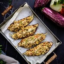 Buckwheat-stuffed aubergines – recipe by Delicious Martha<br />
