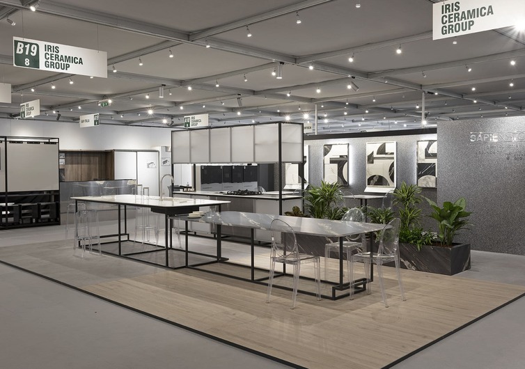 SapienStone kitchen trends 2023 at SICAM Pordenone