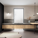 An elegant and sustainable black kitchen | SapienStone